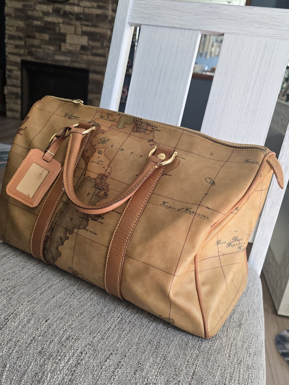Authentic Alviero Martini Satchel Handbag